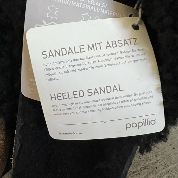 BIRKENSTOCK Papillio Daytona Shearling Teddy Sandals - Picture 5 of 6